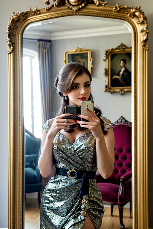 mirror selfie girl images