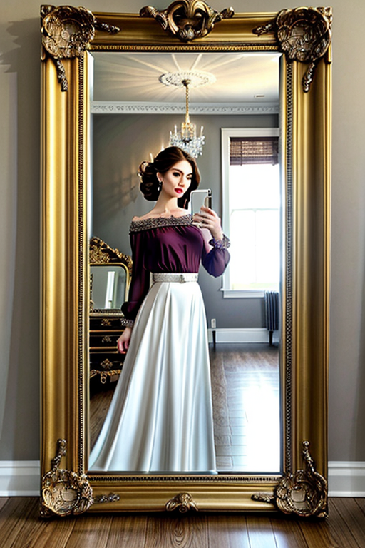 mirror pic girl black blur