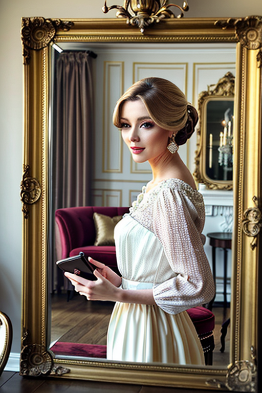 aesthetic mirror selfie girl quotes