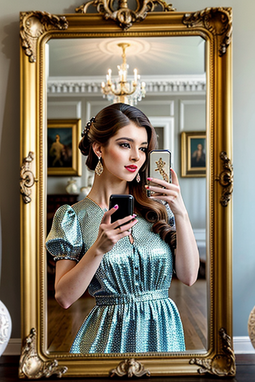 aesthetic mirror selfie girl quotes