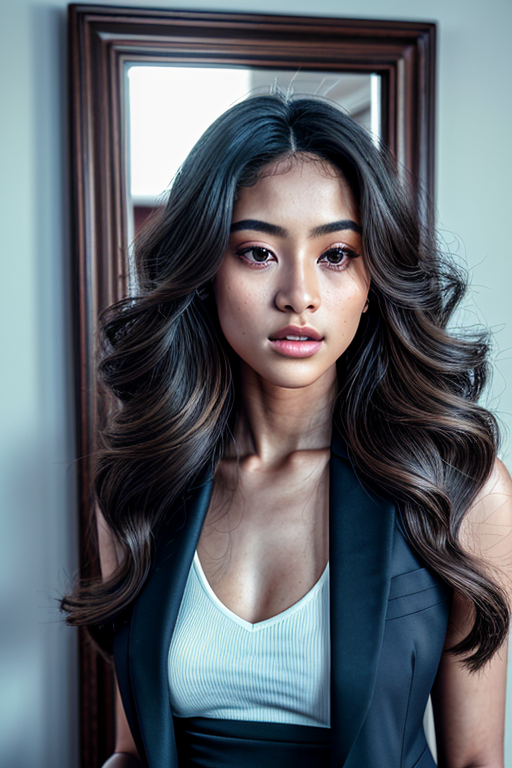 mirror photo poses girl